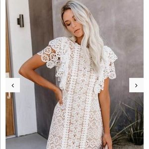 White Lacey dress